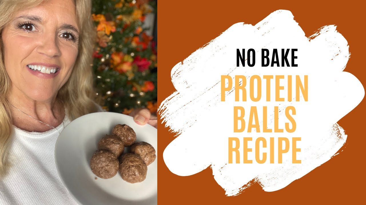 NO BAKE Protein Balls with just 4 ingredients