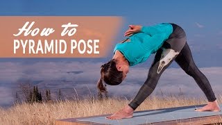 How To Pyramid Pose or Parsvottanasana with Adi Amar