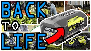 MOST COMPLETE GUIDE! Revive Ryobi 40 Volt Battery ~ The Easy Way, and the Hard Way! | Gears and Tech