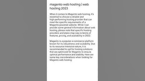 magento web hosting | web hosting 2023 part 1