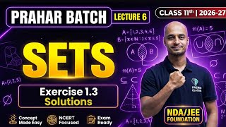 Class 11 Maths Chapter 1 | Exercise 1.3 Sets | Subsets, Power Set & Intervals | CBSE & NDA