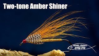 Two-tone Amber Shiner - classic bucktail fly tying screenshot 5