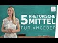 Rhetorische Stilmittel einfach erklärt I musstewissen Deutsch