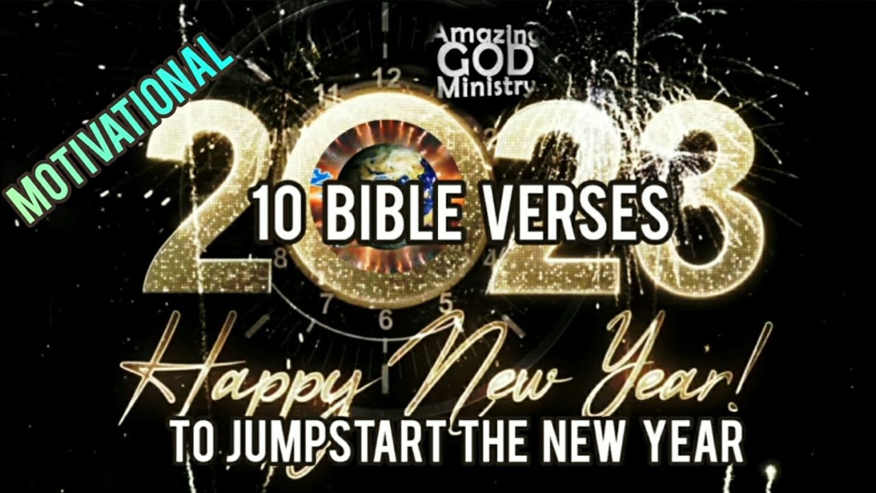 Motivational Bible Verses to Jumpstart the New Year 2023 - YouTube
