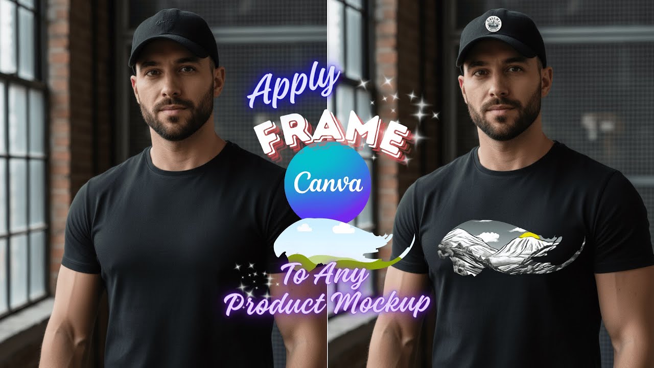 How to Apply a Frame to Any Product Mockup in Canva | Realistic Mockup Tutorial for Beginners