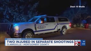 Clarksville police respond to 2 shootings within minutes of each other