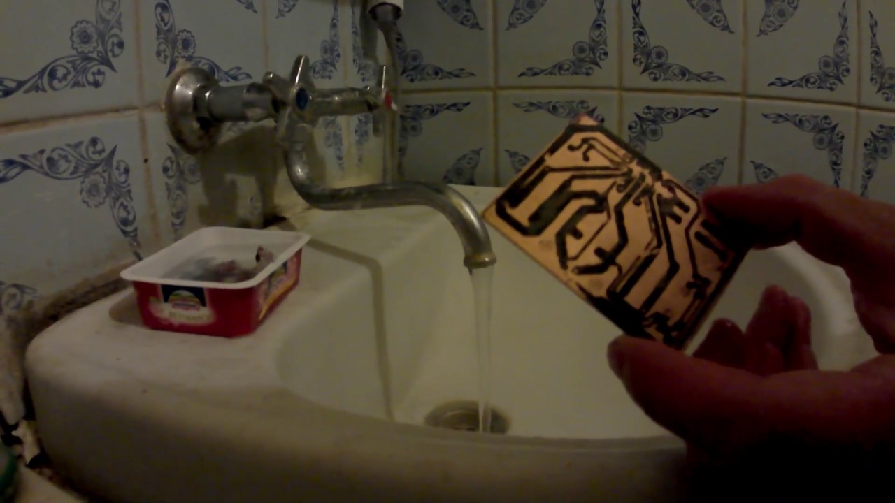 ЛУТ нанесение дорожек на печатную плату - YouTube