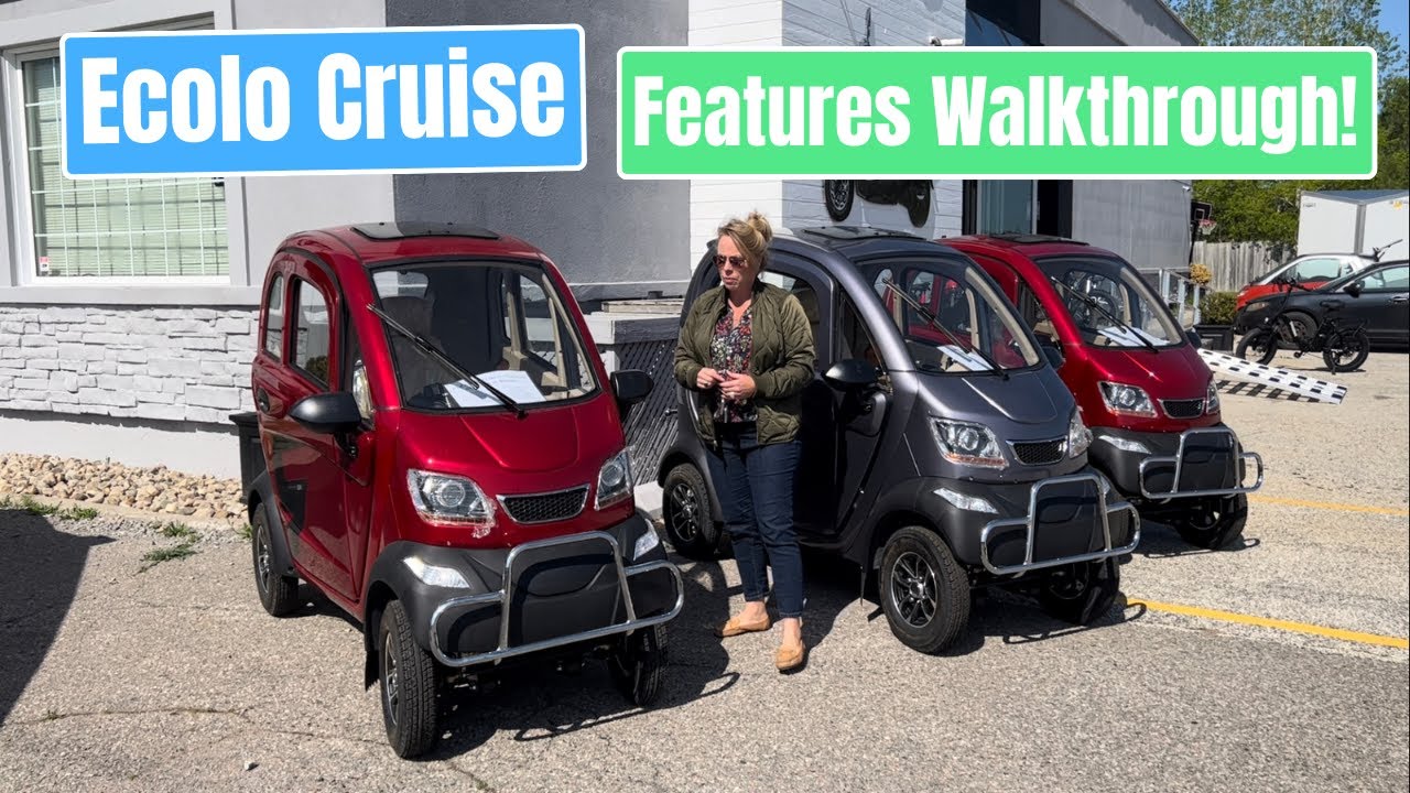 Ecolo Cruise Enclosed Mobility Scooter Features Walkthrough! YouTube