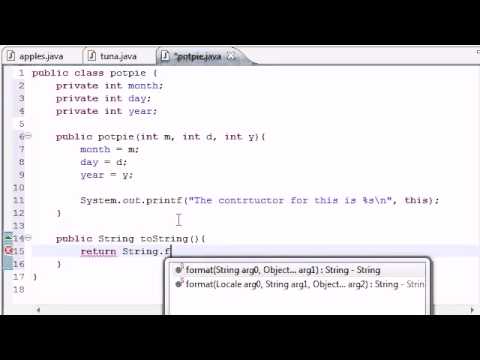 Java Programming Tutorial   42   toString