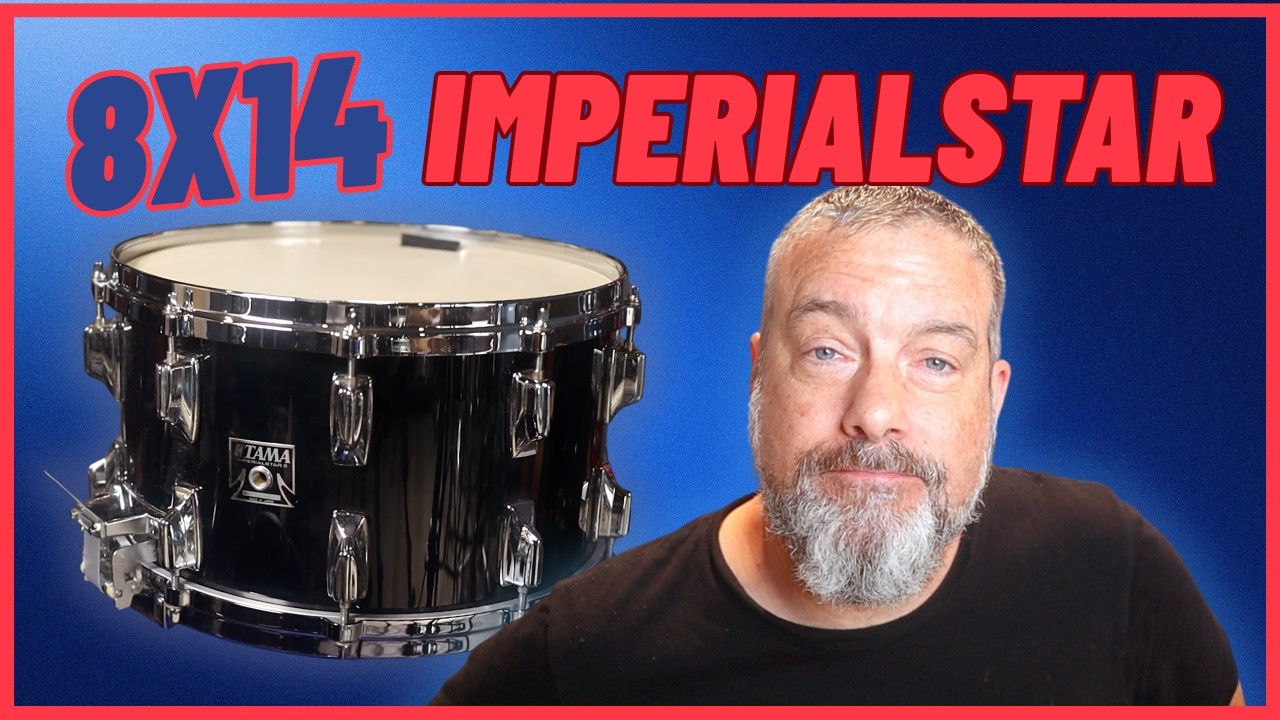Посмотрите на этот винтажный деревянный малый барабан Tama Imperialstar 8"x14" 1980-х годов!!