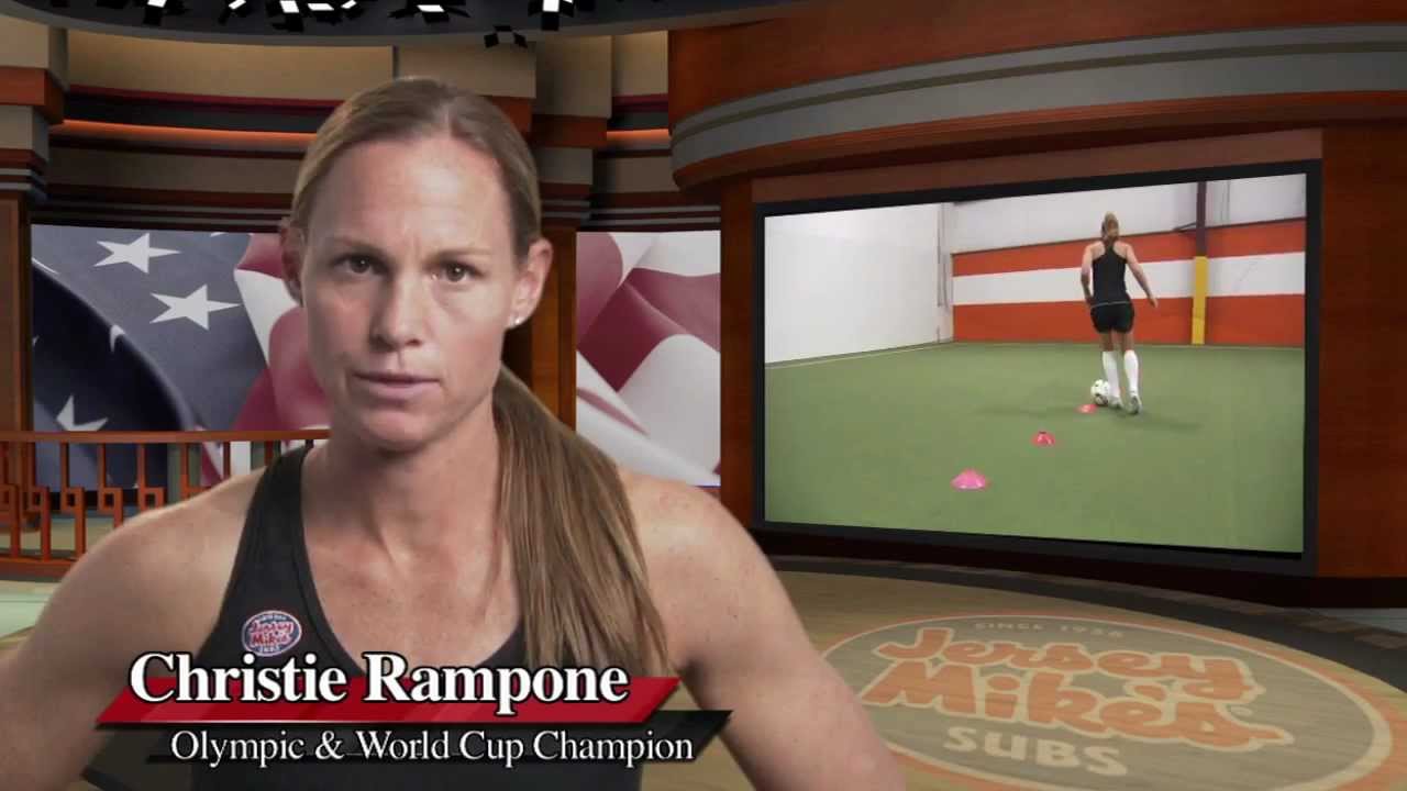 Christopher Rampone Christie Rampone Soccer Tips #1 - Dribbling - YouTube