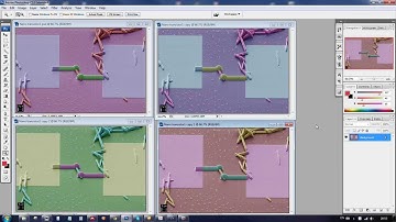 How to make false colored SEM images