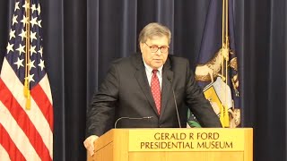 Attorney General Barr’s Remarks on China Policy at the Gerald R. Ford Presidential Museum