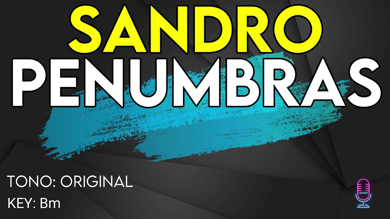 Sandro - Penumbras - Karaoke Instrumental