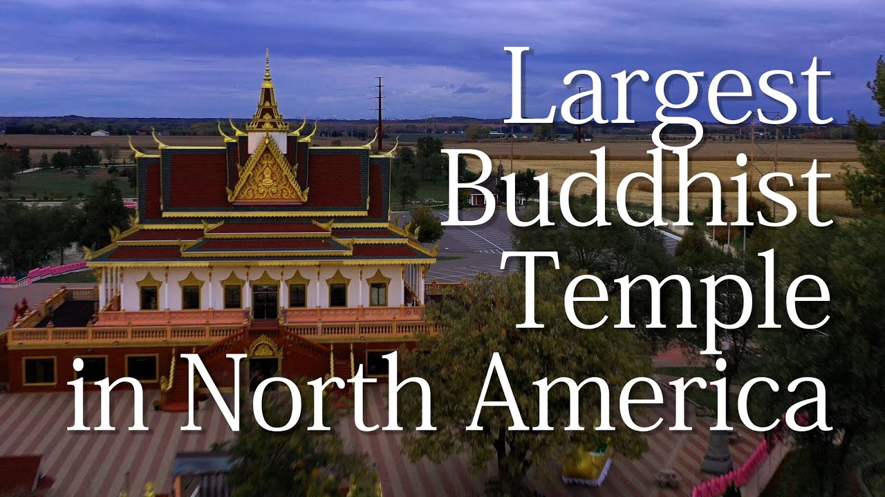 Largest Buddhist Temple In North America Hampton Minnesota At Dusk In Largest Buddhist Temple In North America Hampton Minnesota At Dusk In