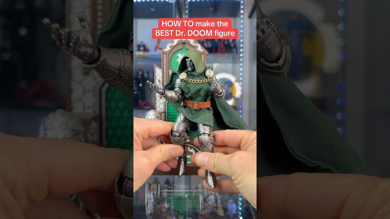 How to: Custom Dr. doom cloth goods marvel legends mezco toyz style Kitbash