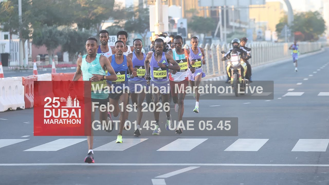 2026 Dubai Marathon LIVE