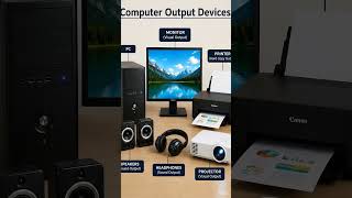 Computer Output Devices Explained in Hindi 🖥️ #computerscience #viral #knowledgeispower