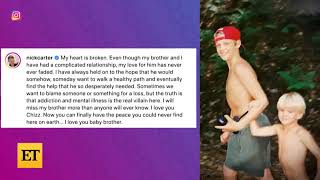 aaron carters twin sister angel shares tribute to his brothers death. aaroncarter