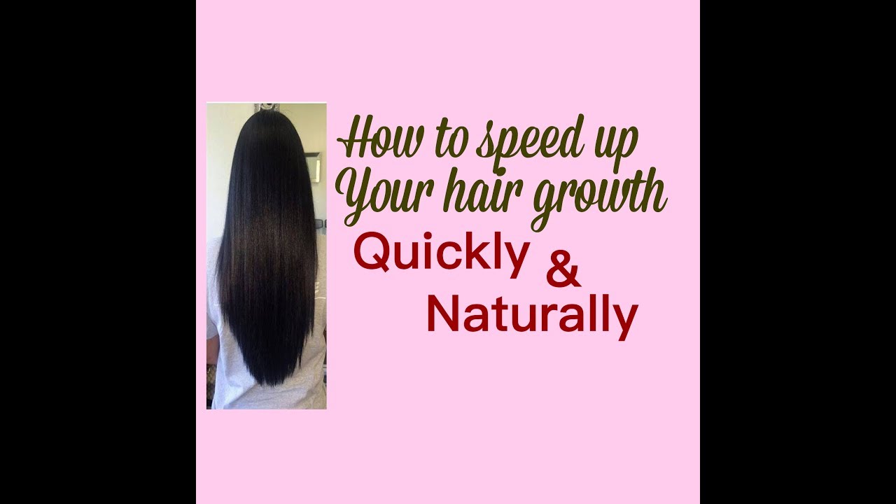 How to grow hair 2-4 inches in a week at home - YouTube
