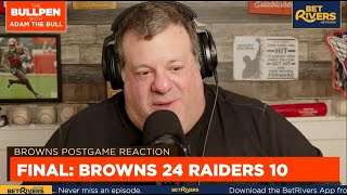 Browns Stifle Raiders 24-10 Sanders Wins First Start - Bullpen Post-Game Reaction