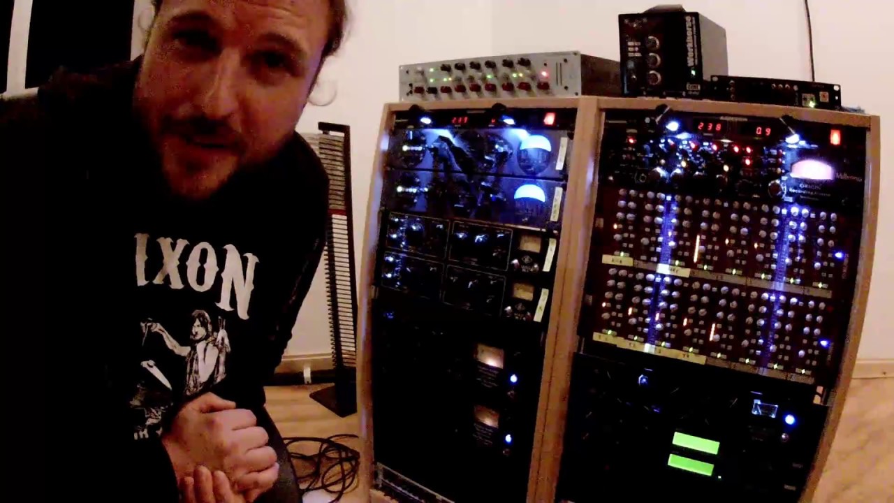 Studio Drum Recording Session Johnboy (Mics, Preamps, Console and