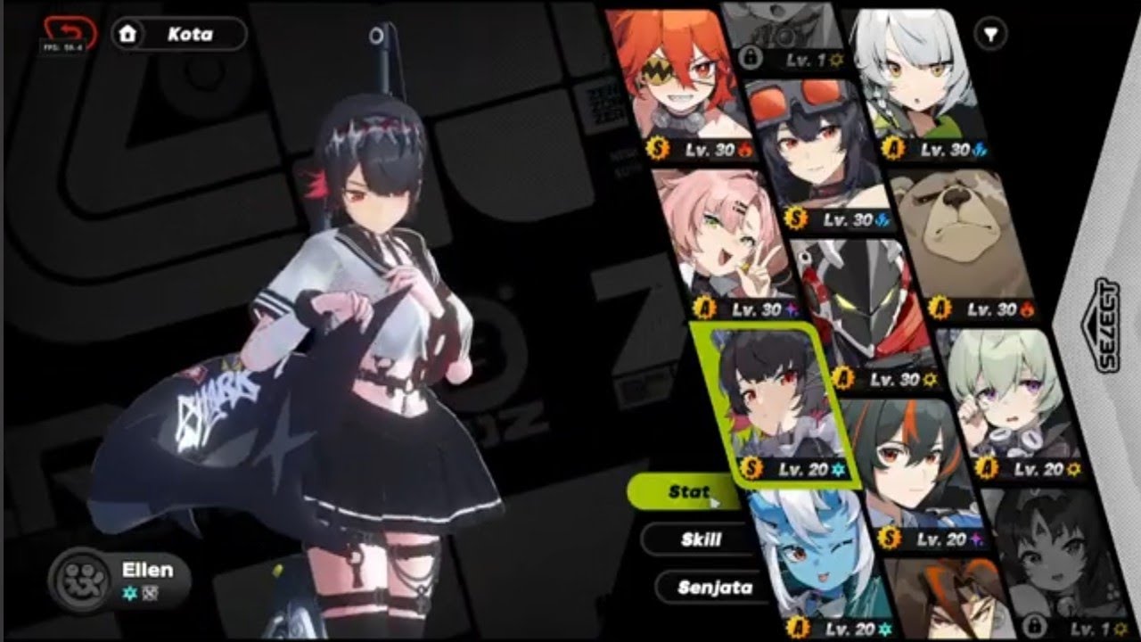 Ellen Joe Chained school uniforms | Zenless Zone Zero MOD