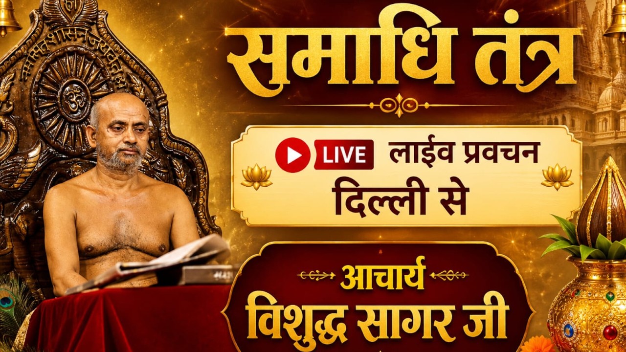 31/08/2026 | चित्र अनावरण | पाद प्रक्षालन | शास्त्र भेंट | मंगल प्रवचन | #dehli #jainsant #jain