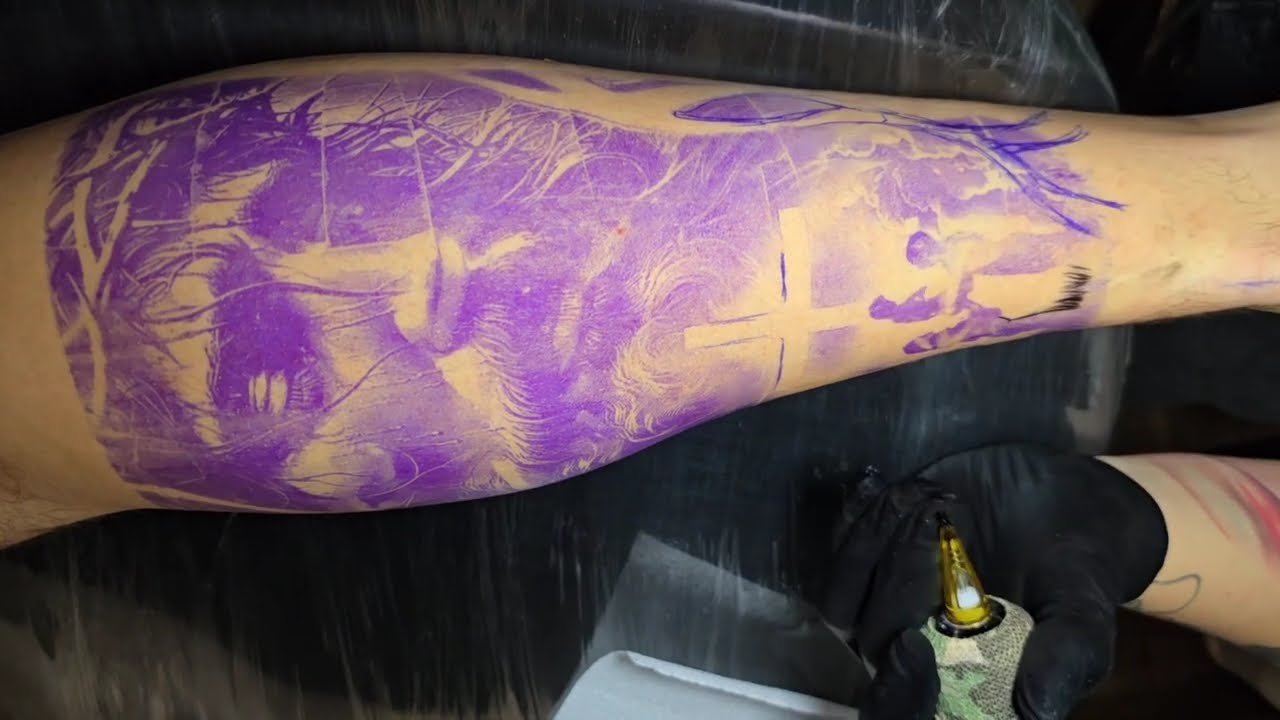 JESUS REALISTA - TATUANDO EM TEMPO REAL - LOCKINK