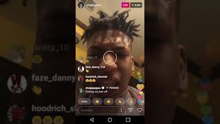 Nle Choppa Gets Hair Cut On Instagram Live The Barber Messed Up