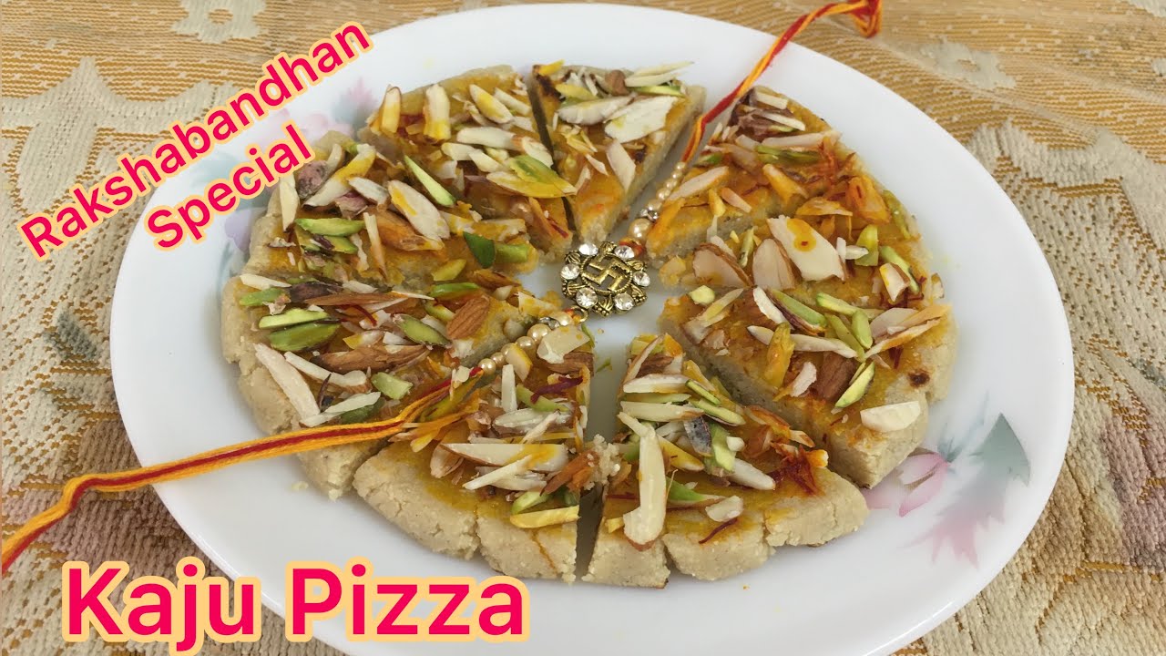 Kaju Pizza Recipe | Rakshabandhan Special |