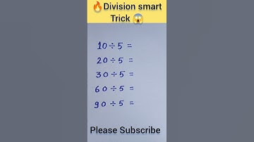 Division tips and tricks | easy division tricks for large and small number #maths