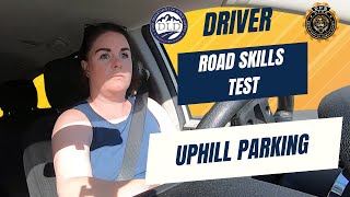 Utah DLD Road Skills Test Mandatory Maneuvers - Uphill Parking Multi-Camera Views