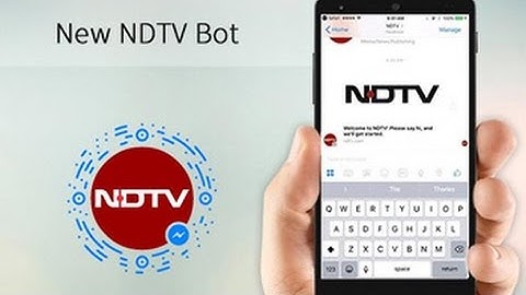 Meet the new NDTV bot - and see how to use it
