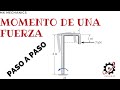 Momento de una fuerza paso a paso