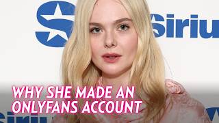 Famous Elle Fanning Reveals the Reason Why She Couldn't Resist Creating an OnlyFans Account Net Worth