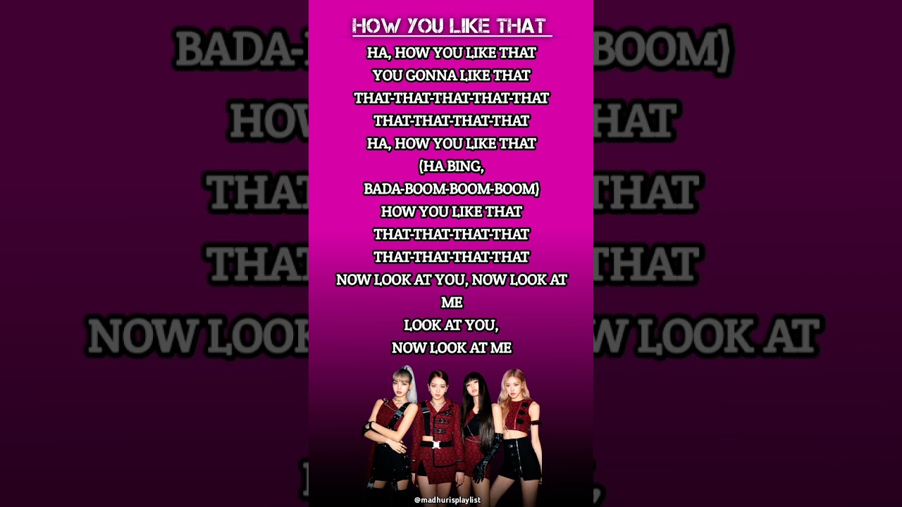 how you like that (BLACKPINK)