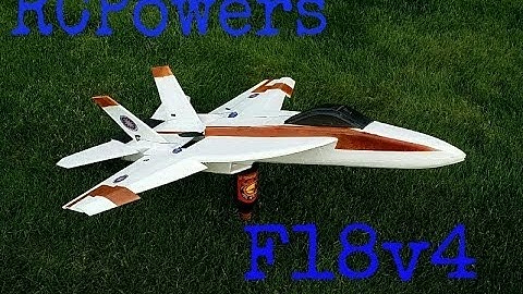 RCPowers F18v4 Walk Around and Maiden