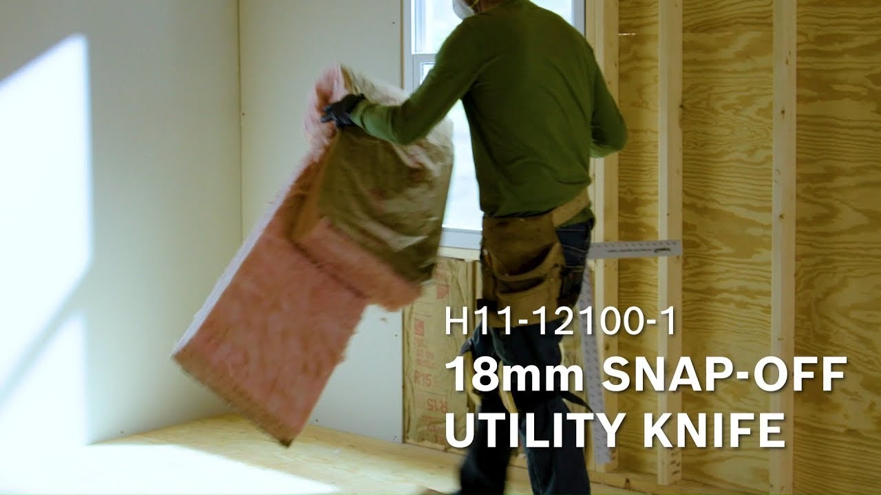 Bosch H11-12100-1: 18mm Snap-Off Utility Knife