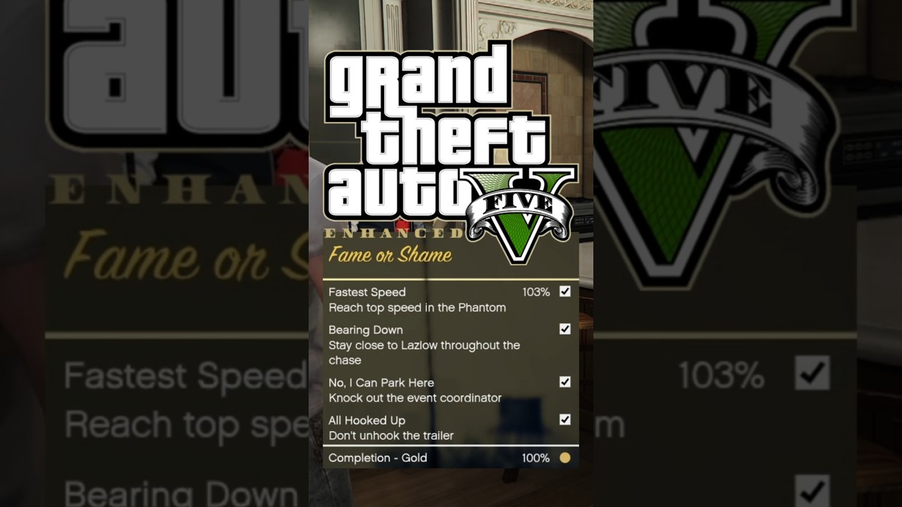 &laquo;Слава или позор&raquo;: советы к золоту! | 🏆 Трофей и достижение &laquo;Возрождение дружбы&raquo; #GTA5 #Shorts