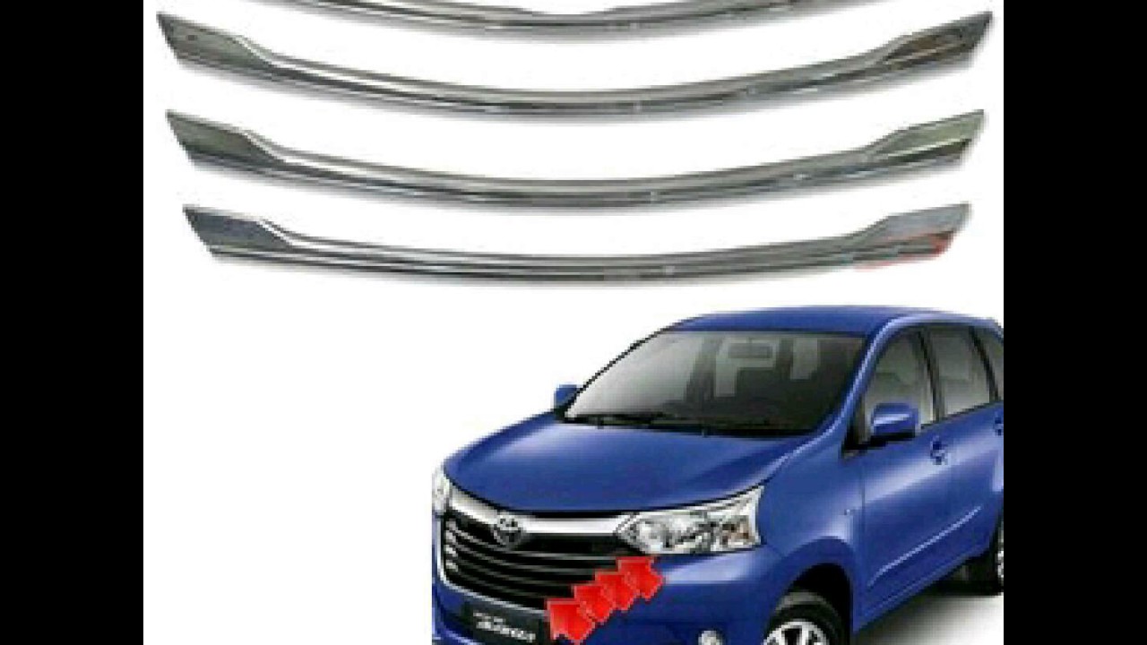 AVANZA XENIA LIST CHROME UNTUK GRILL FACELIFT YouTube