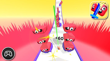 Sword Cut Run - Gameplay Walkthrough Part 19 - Casual Game Levels 60-62 (iOS, Android)