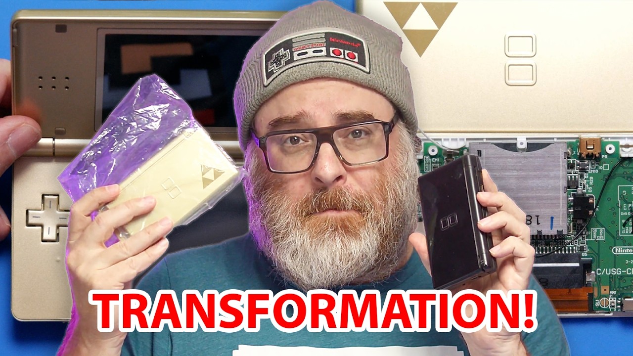 J'ai transformé une vieille DS Lite en édition Zelda! - BRICOLER C'EST SÉRIEUX