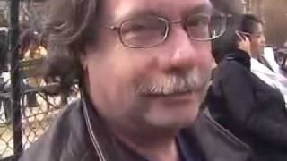 Tourist Speaks about Washington Square Park