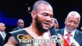 JULIAN WILLIAMS SECONDS AFTER DROPPING, SHOCKING JARRETT HURD; EMOTIONAL AFTER WIN, WHAT'S NEXT?