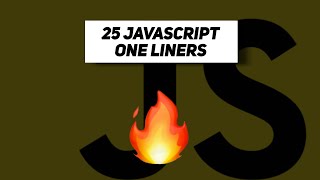 Become a JavaScript Pro: 25 Brilliant One-Liners to Impress