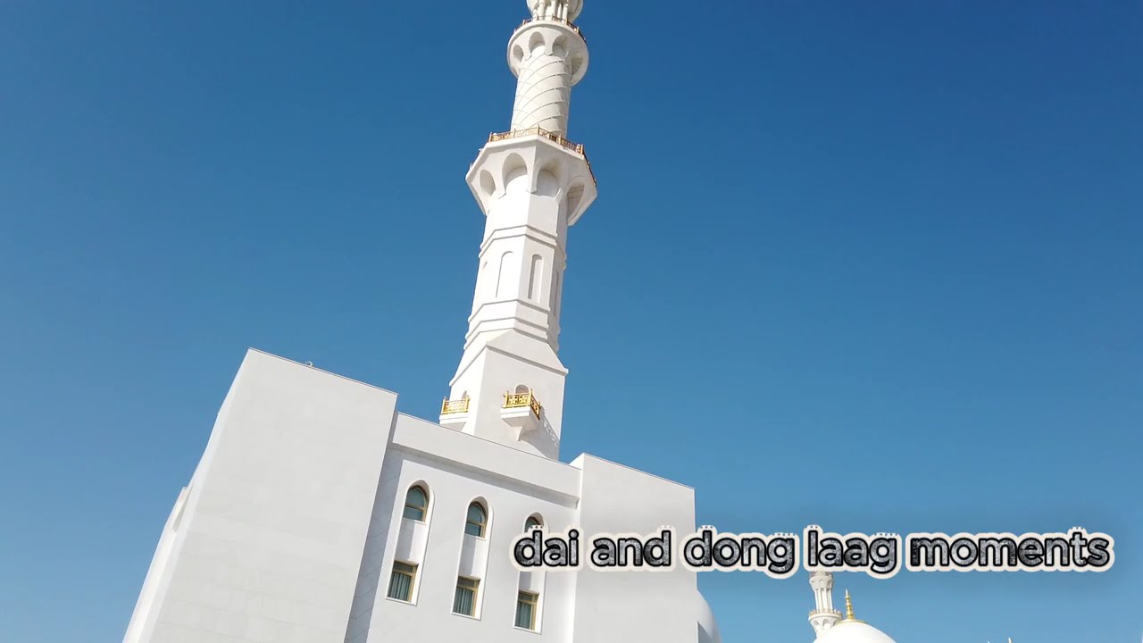 Sheikh Zayed Grand Mosque At Abu Dhabi