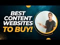 Best content websites to buy already earning passive income