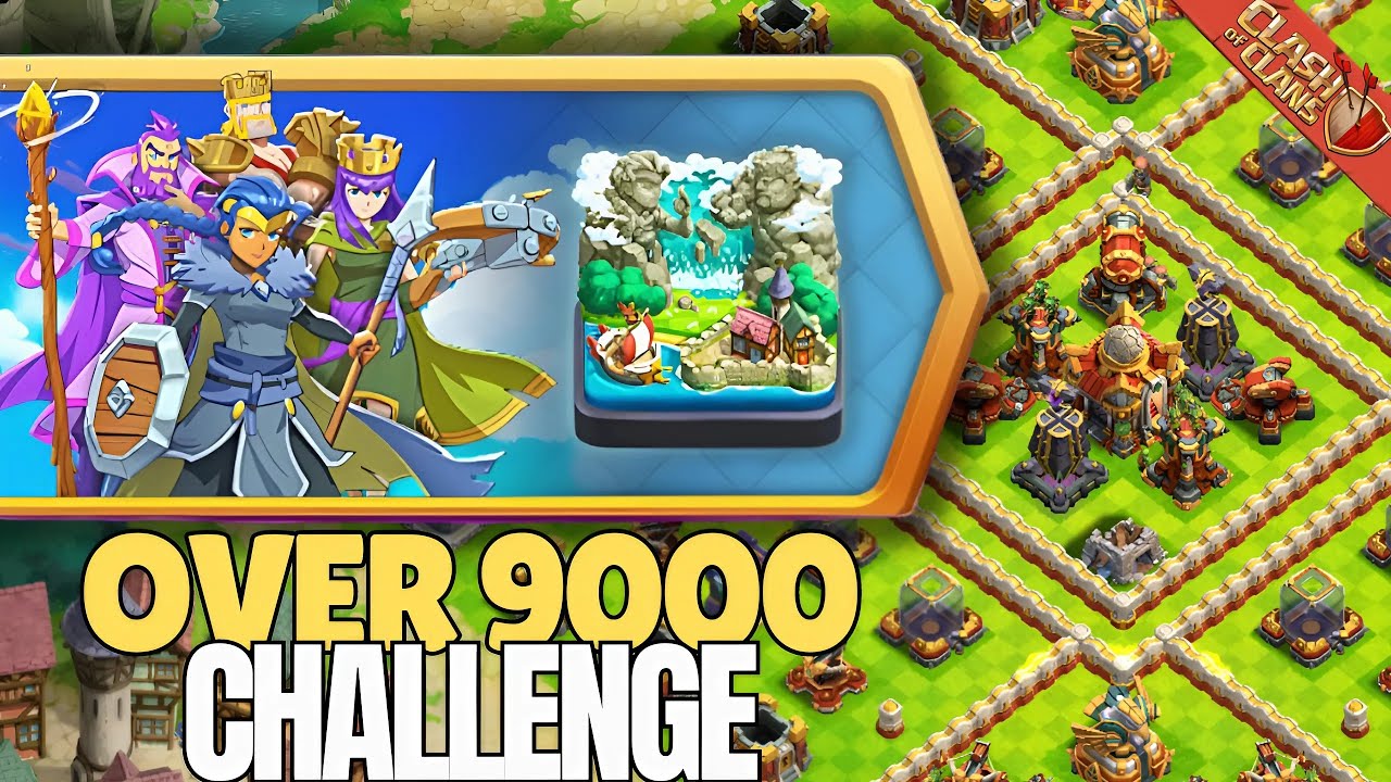 Guaranteed 3 Star It's Over 9000 Challenge | Best Clash of Clans Attack