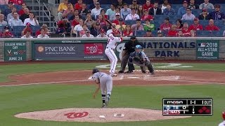 TB@WSH: Espinosa brings in Escobar with a grounder